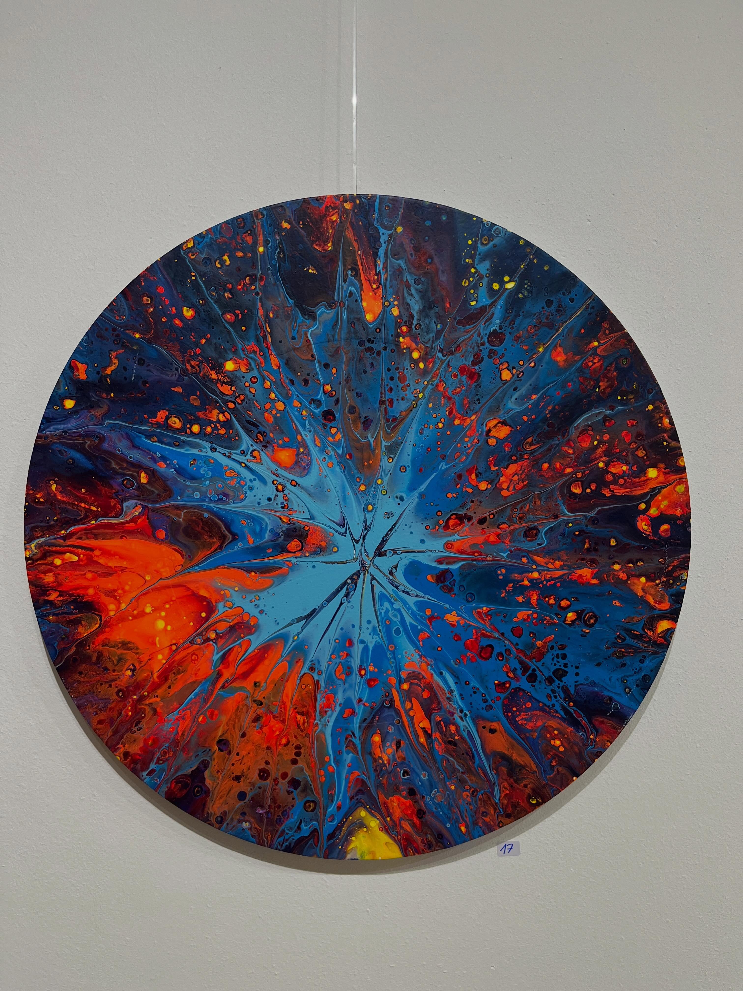 NOVA BLEUE — peinture originale de WESLY